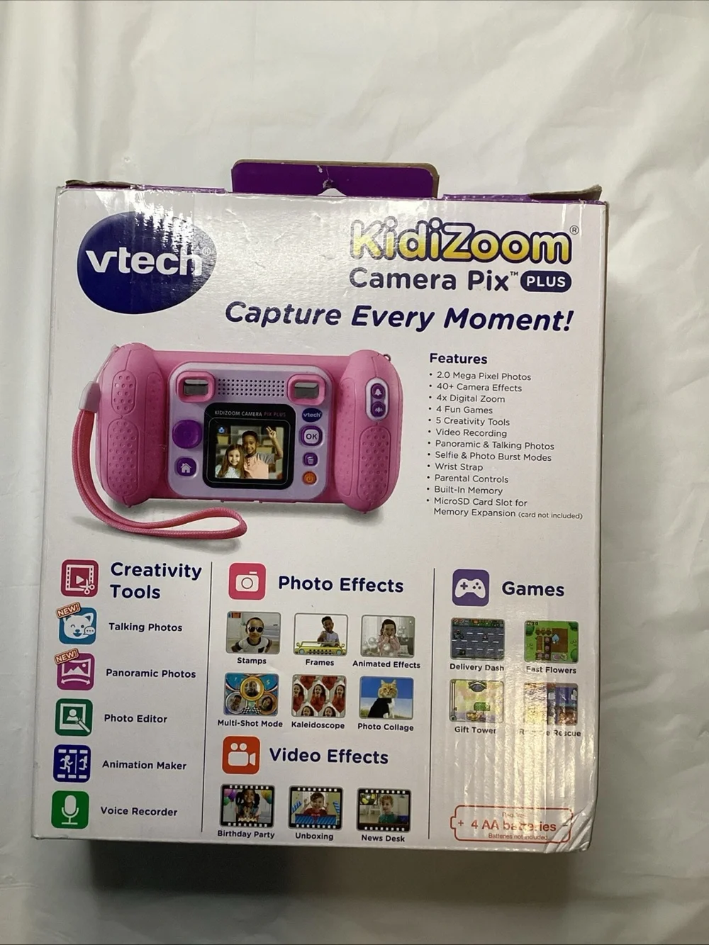 VTech KidiZoom Camera Pix Plus Kids Digital Camera - Pink